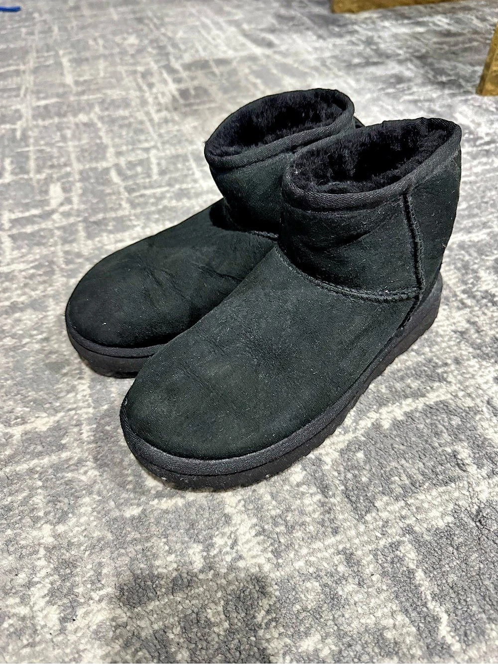 UGG Classic Ultra Mini Boot Black Ankle Boots